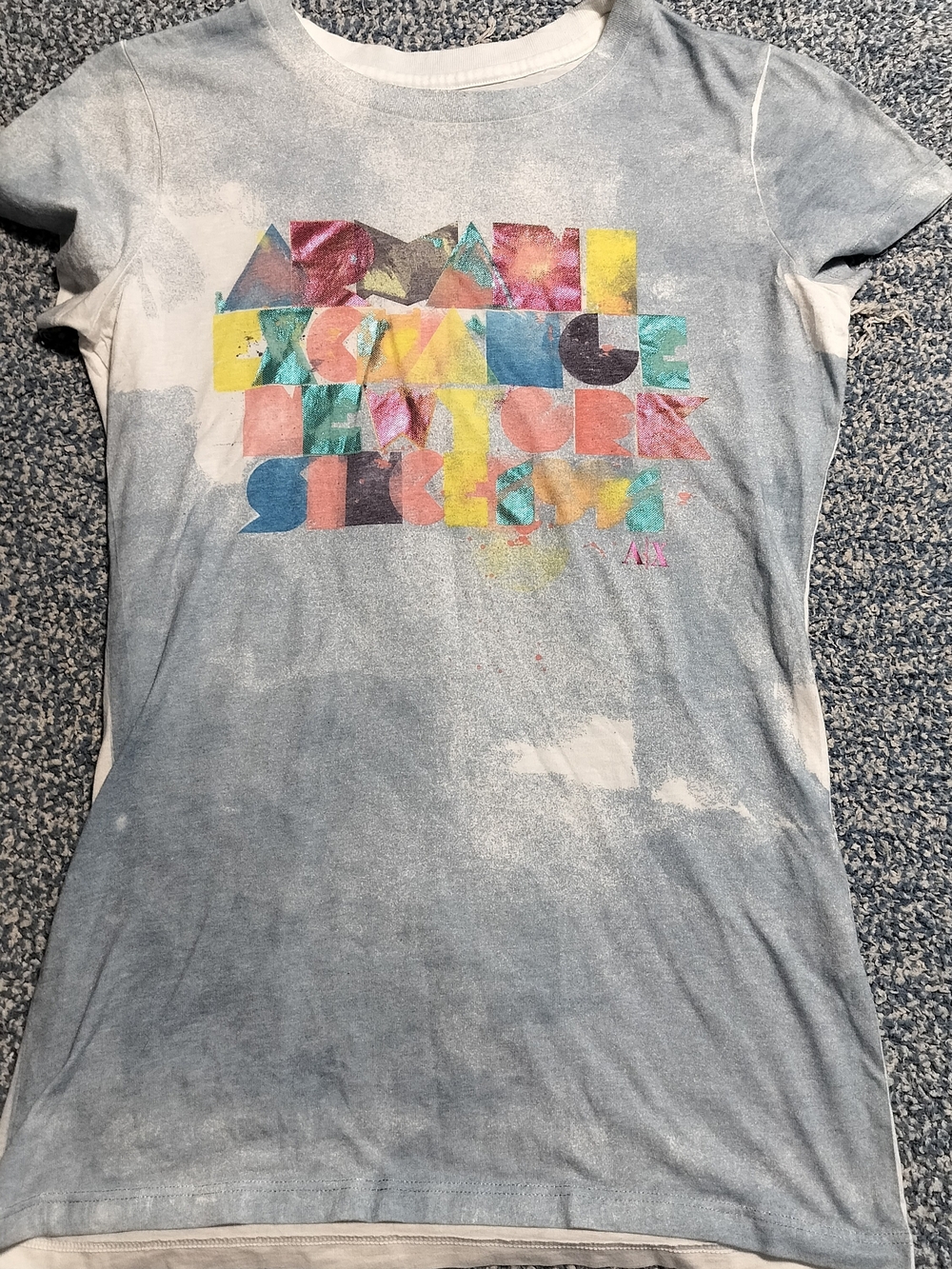 Armani Exchange New York Soft Cotton Fitted Tee